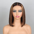Load image into Gallery viewer, Superlook 1B P30 Colored Bob Wig Ombre Brown 6X5 Lace Glueless Wear Go Bob Wigs