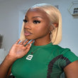 Load image into Gallery viewer, Pre Cut Lace Glueless 6x5 HD Lace Wig Blonde 613 Human Hair Wear And Go Wig