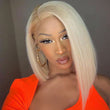 Load image into Gallery viewer, Pre Cut Lace Glueless 6x5 HD Lace Wig Blonde 613 Human Hair Wear And Go Wig
