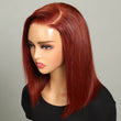 Load image into Gallery viewer, Superlook #33 Short Straight Bob Wig Glueless 6x5 Hd Lace Closure Wear Go Wig For Women