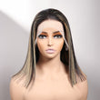 Load image into Gallery viewer, Superlook Short Bob Wigs Pre-Cut 13x4 Glueless Wig Wear Go Highlight Blonde Straight Wig Human Hair