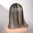 Load image into Gallery viewer, Superlook Short Bob Wigs Pre-Cut 13x4 Glueless Wig Wear Go Highlight Blonde Straight Wig Human Hair