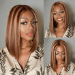 Load image into Gallery viewer, P12 /613 Straight Short Bob Wigs Wear Go Wig 6x5 HD Lace Glueless Wigs Human Hair 180% Density