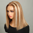 Load image into Gallery viewer, P12 /613 Straight Short Bob Wigs Wear Go Wig 6x5 HD Lace Glueless Wigs Human Hair 180% Density