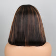 Load image into Gallery viewer, Superlook 1B P30 Colored Bob Wig Ombre Brown 6X5 Lace Glueless Wear Go Bob Wigs