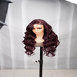 Load image into Gallery viewer, 6x5 Wear Go Loose Body Wave Wig Dark Burgundy Plum Colored Lace Closure Wigs Human Hair