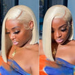 Load image into Gallery viewer, Pre Cut Lace Glueless 6x5 HD Lace Wig Blonde 613 Human Hair Wear And Go Wig