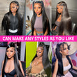 Load image into Gallery viewer, 13x4 Lace Glueless Ready And Go Wigs Straight HD Lace Frontal Human Hair Wigs