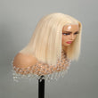 Load image into Gallery viewer, Pre Cut Lace Glueless 6x5 HD Lace Wig Blonde 613 Human Hair Wear And Go Wig
