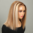 Load image into Gallery viewer, P12 /613 Straight Short Bob Wigs Wear Go Wig 6x5 HD Lace Glueless Wigs Human Hair 180% Density