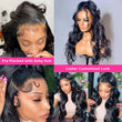 Load image into Gallery viewer, 360 Lace Frontal Wigs Body Wave Lace Front Wigs 180% Density Pre-plucked With Baby Hair