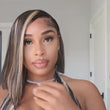 Load and play video in Gallery viewer, Superlook Short Bob Wigs Pre-Cut 13x4 Glueless Wig Wear Go Highlight Blonde Straight Wig Human Hair