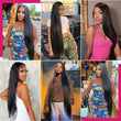 Load image into Gallery viewer, 30inch Straight Guleless Wear Go Wig 6X5 Transparent Lace Frontal Human Hair Wigs