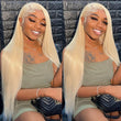 Load image into Gallery viewer, Superlook Honey Blonde 13x4 Lace Front Wig 613 Color Silk Straight Glueless Wear Go Human Hair Wigs Pre Cut