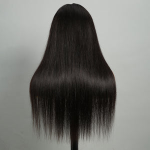 30inch Straight Guleless Wear Go Wig 6X5 Transparent Lace Frontal Human Hair Wigs