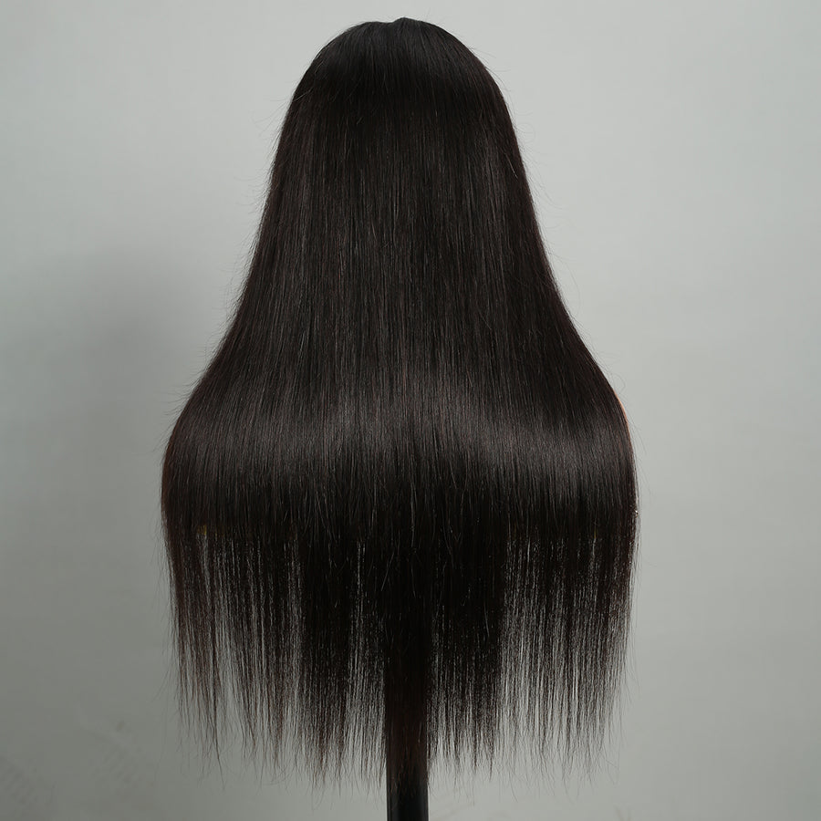 30inch Straight Guleless Wear Go Wig 6X5 Transparent Lace Frontal Human Hair Wigs
