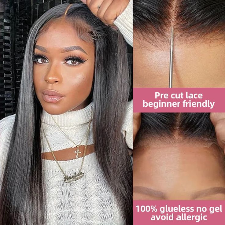 30inch Straight Guleless Wear Go Wig 6X5 Transparent Lace Frontal Human Hair Wigs